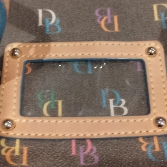 Dooney & Bourke Backpack Vintage Multi Colored Rare - Picture 12 of 12